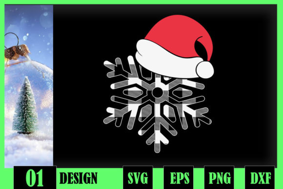 Christmas Buffalo Plaid Snowflakes