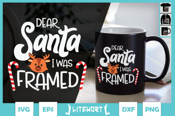 Christmas Dear Santa I Was Framed