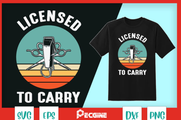 Licensed to Carry Vingtage Barber Tools
