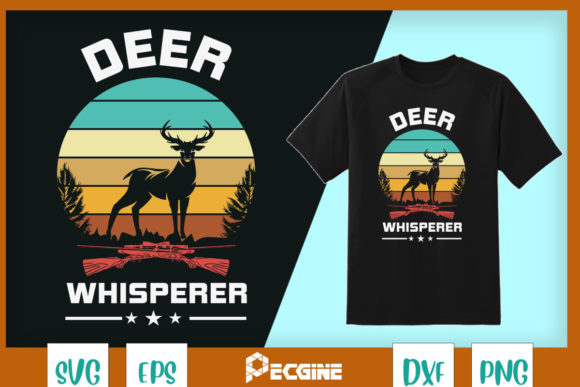 Retro Deer Whisperer Hunting