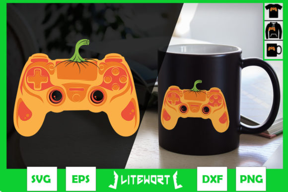 Video Game Halloween Gamer Pumpkin
