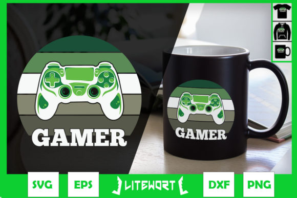 Vintage Retro Gamer Video Game Retro