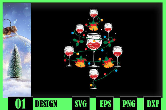 Wine Christmas Tree Lights